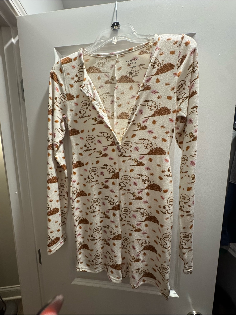American Eagle Outfitters Snoopy Pajama Romper